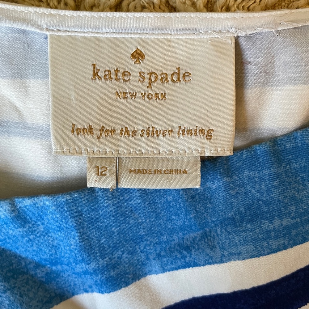 Kate spade New York shift dress blue